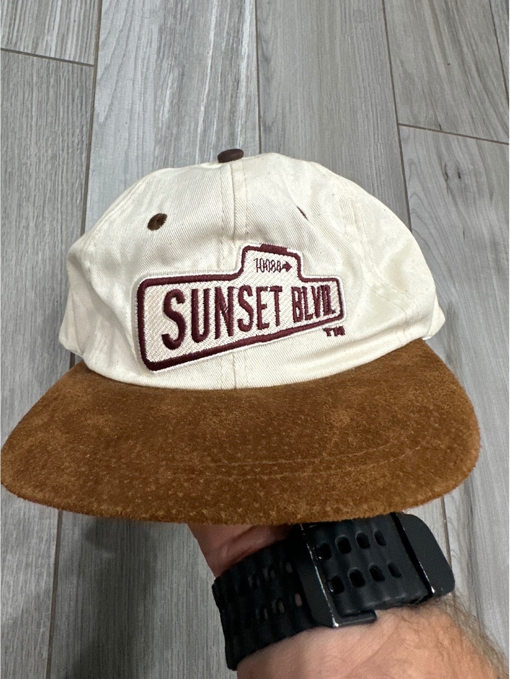Sunset Blvd Vintage Adjustable Baseball Cap 1992 Cotton